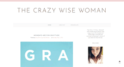 Desktop Screenshot of crazywisewoman.com
